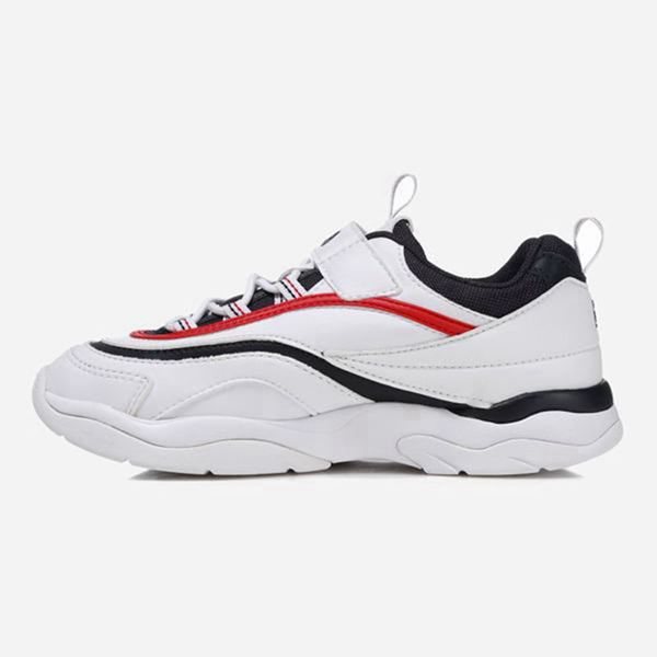 Fila Ray Kd Boy's Sneakers - White/Red/Navy,NZ 369-96051